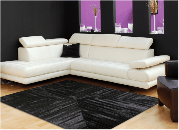 “Black” in Action – Trendy and Versatile Black Cowhide Rugs