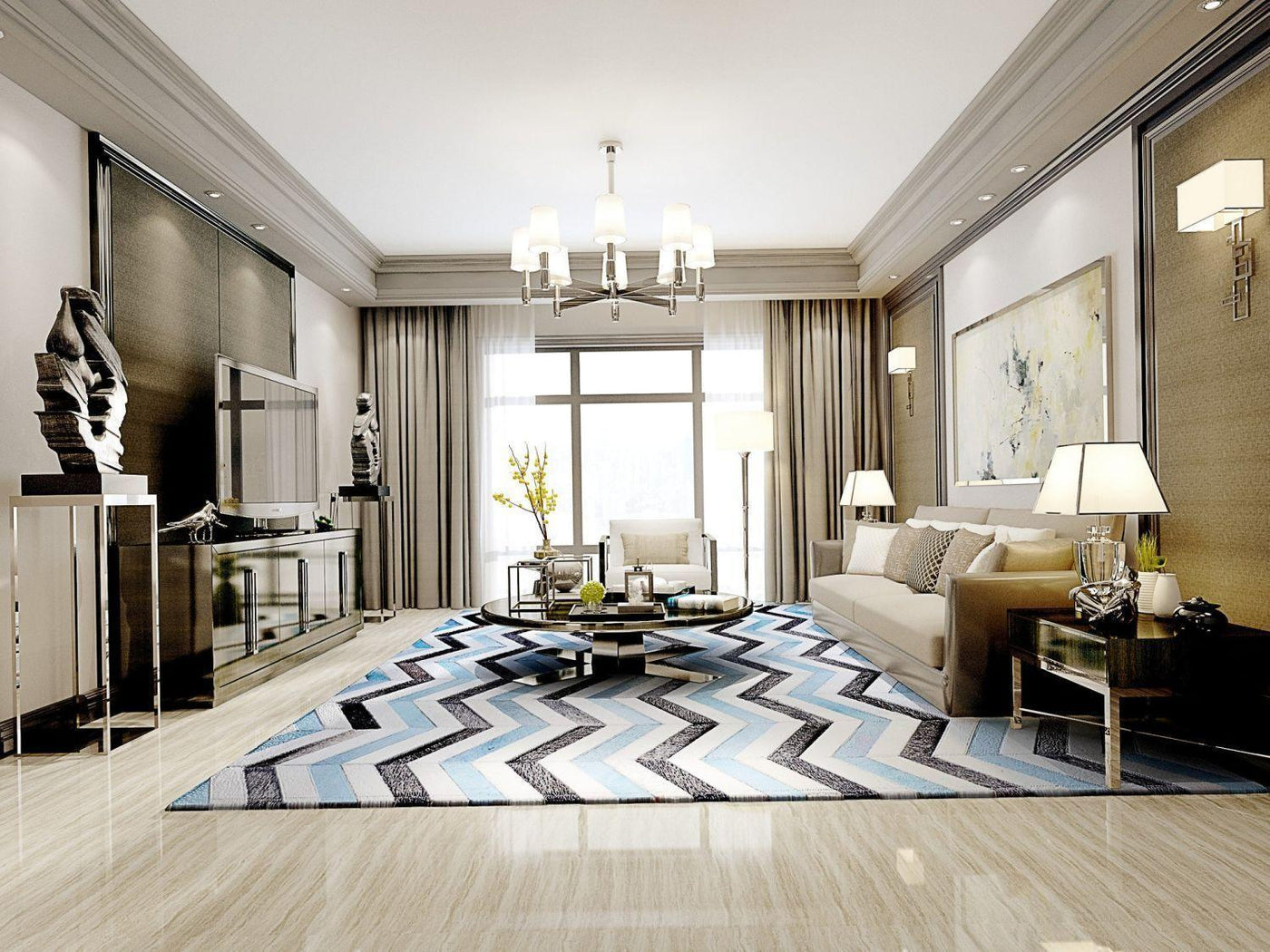 How to Modify a Rug to Fit The Size or Shape of a Piece of Furniture