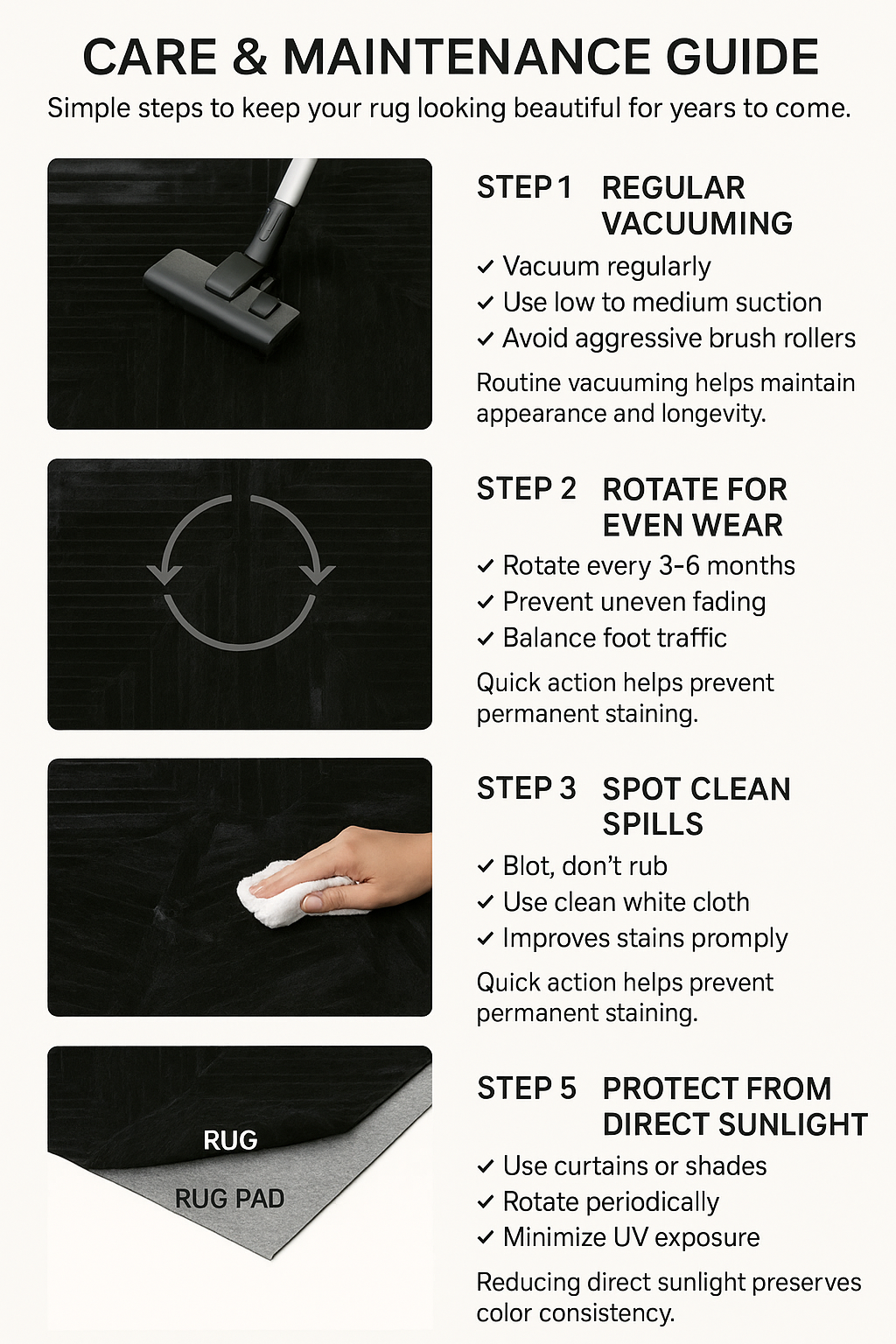How to Clean and Care for a Cowhide Rug