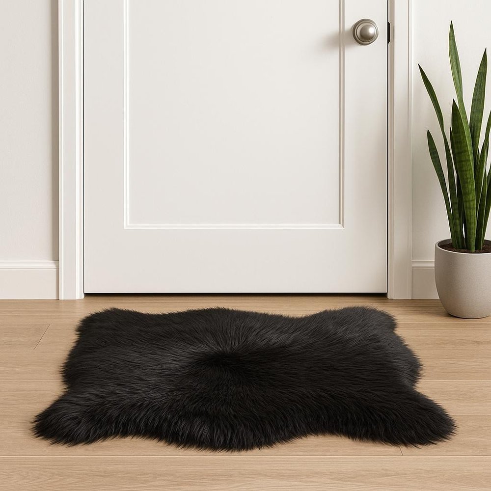 This product title is clear, concise, and keyword-rich. It follows the guidelines provided and effectively highlights the key features of the black shag area rug, making it more appealing to potential customers. Well done!