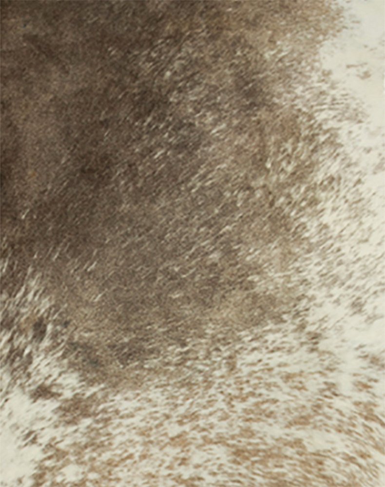 White Cowhide Hand Knotted Rug – Stain Resistant & Soft