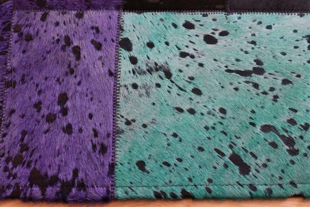 Area Rugs - Madisons Colorful Patchwork Cowhide Area Rug