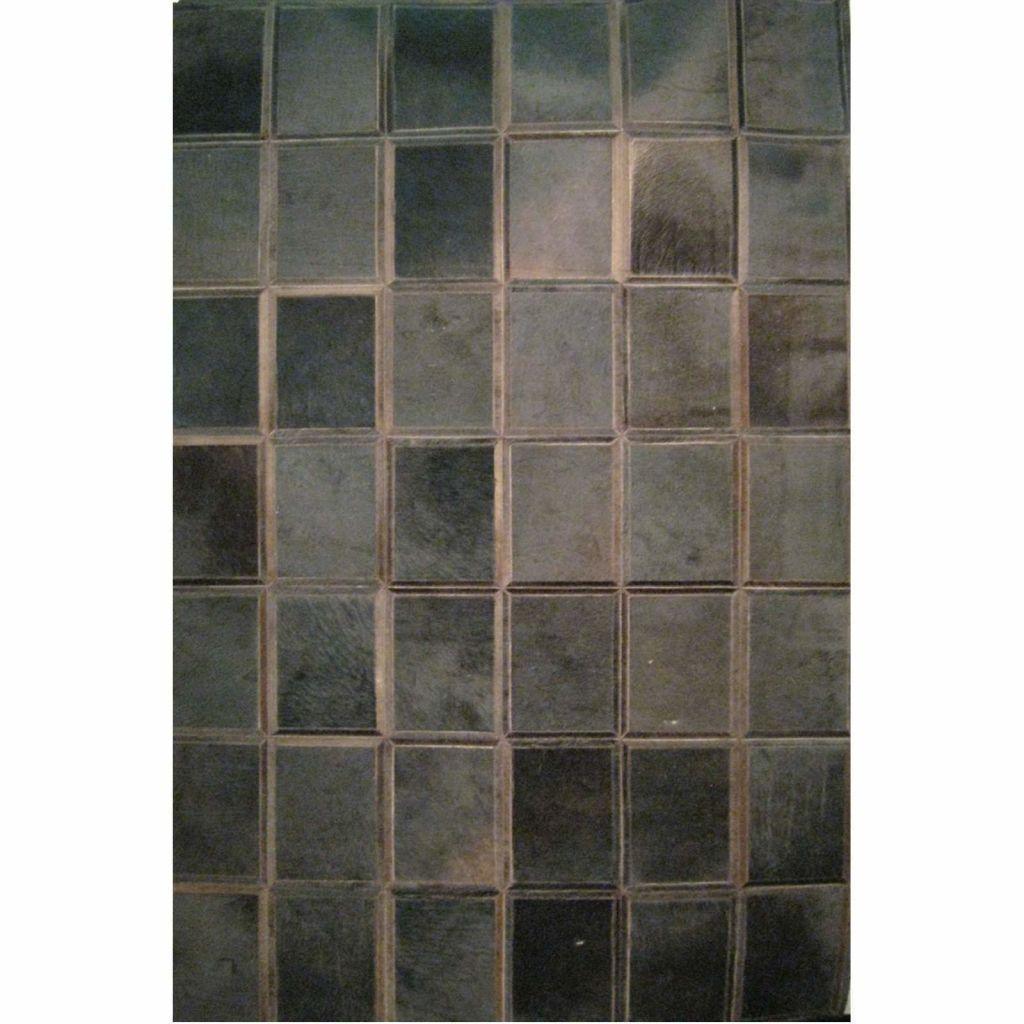 Area Rugs - Madisons Dark Brown Patchwork Cowhide Rug