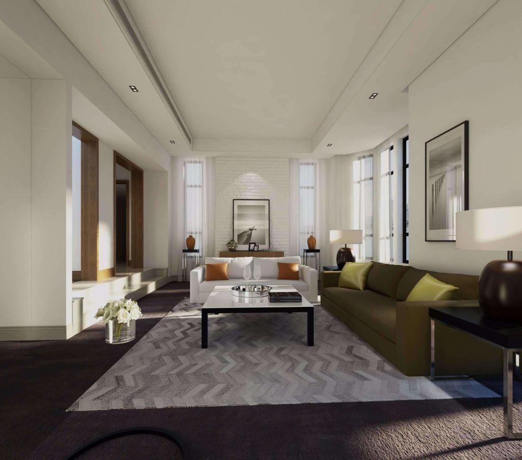 Area Rugs - Poshrug Grey Chevron Cowhide Rug