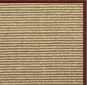 Bone Sisal Rug with Serged Border (Color 11989) - Free Shipping