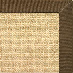Sand Sisal Rug with Marsh Cotton Border - Free Shipping