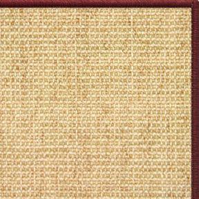 Sand Sisal Rug with Serged Border (Color 11989) - Free Shipping