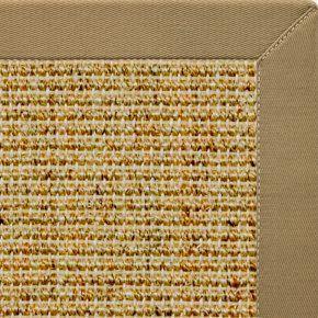 Spice Sisal Rug with Harvest Haze Cotton Border - Free Shipping