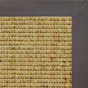 Spice Sisal Rug with Quarry Cotton Border - Free Shipping
