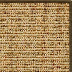 Posh Rug Spice Sisal Rug with Serged Border (Color 522)
