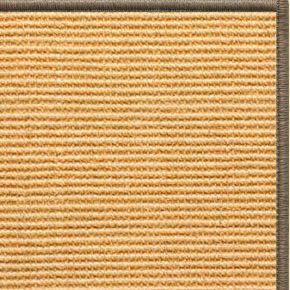 Tan Sisal Rug with Serged Border (Color 29979) - Free Shipping
