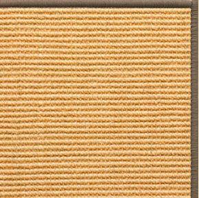 Tan Sisal Rug with Serged Border (Color 518) - Free Shipping