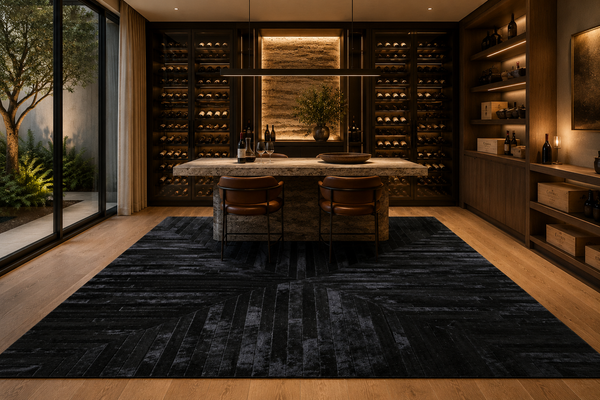 How to Choose the Perfect Rug for a Wine Room