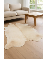Natural Cowhide Rug – Handmade Luxury Area Accent in Living Room — cowhide area rug 41