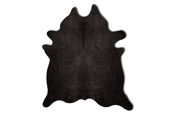 Black Cowhide Area Rug – Modern Statement Decor alternate view