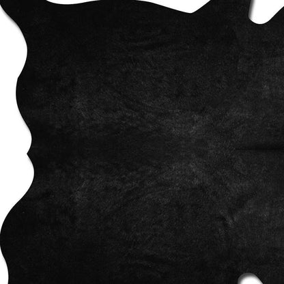 Black Cowhide Area Rug – Modern Statement Decor