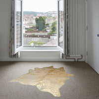 Cowhide Print Area Rug – Natural, Soft & Stylish 74
