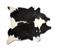 Black Cowhide Animal Print Rug – Modern Statement Decor 73