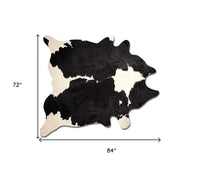 Black Cowhide Animal Print Rug – Modern Statement Decor 121