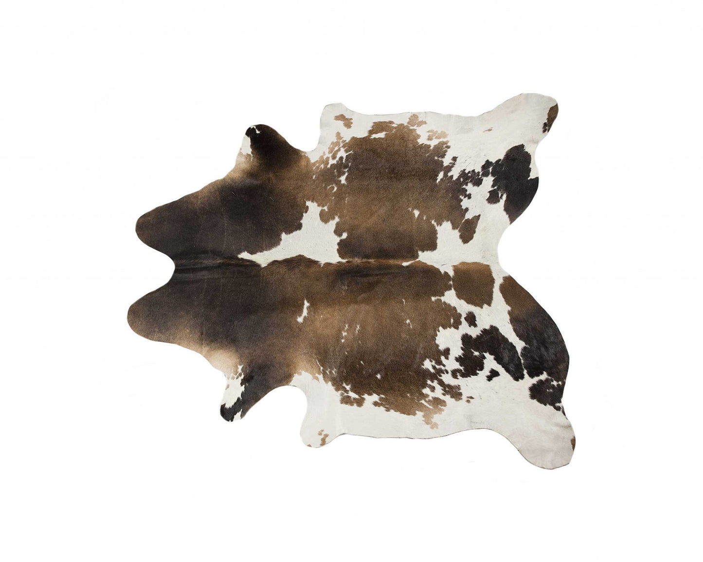 Taupe & White Cowhide Area Rug
