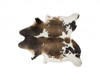 Taupe & White Cowhide Area Rug — cowhide area rug 2