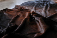 Cowhide Area Rug – Brown & Black Modern Accent 52