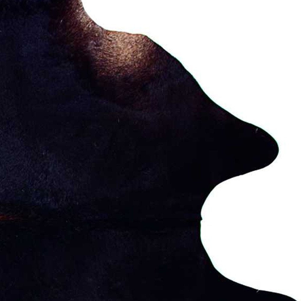 Cowhide Area Rug – Brown & Black Modern Accent