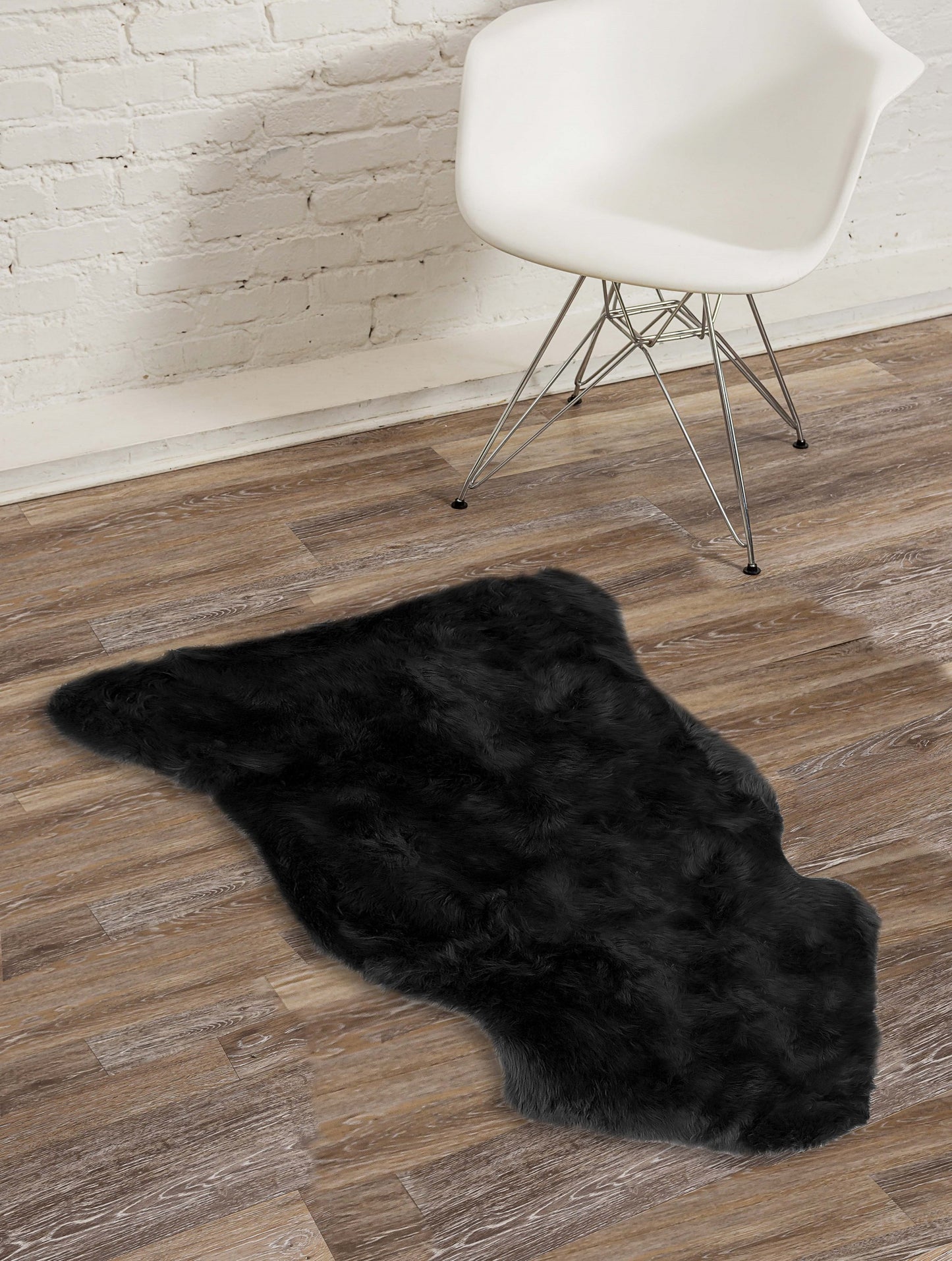 2' X 3' Gold Sheepskin Non Skid Area Rug