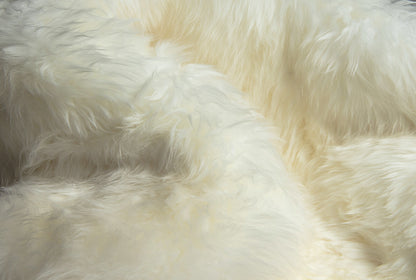 2' X 3' Gold Sheepskin Non Skid Area Rug