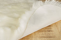 6' X 8' Natural New Zealand Sheepskin Area Rug 4