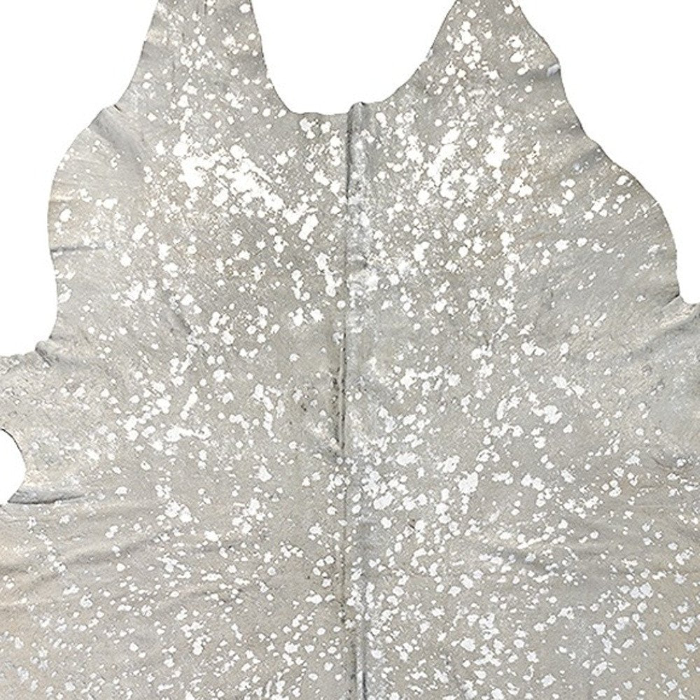 **Cowhide Print Area Rug – Natural, Soft & Stylish**