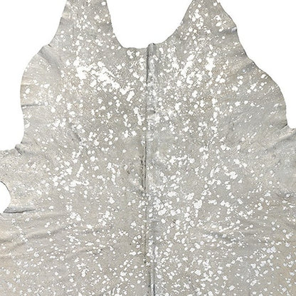 **Cowhide Print Area Rug – Natural, Soft & Stylish**