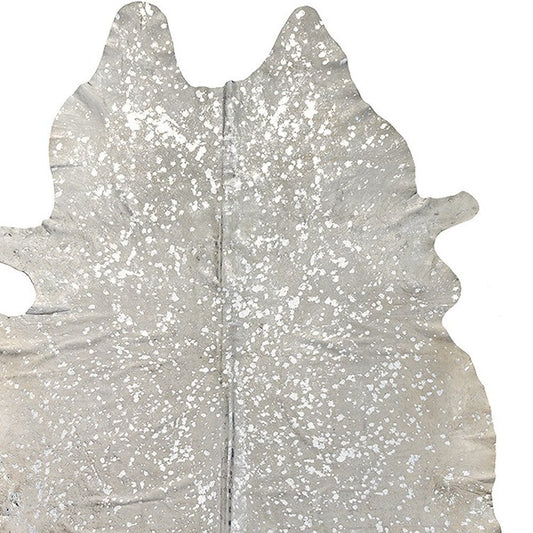 **Cowhide Print Area Rug – Natural, Soft & Stylish**