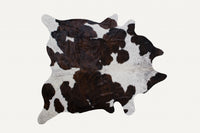 Cowhide Area Rug – Brown & Black Modern Accent 88