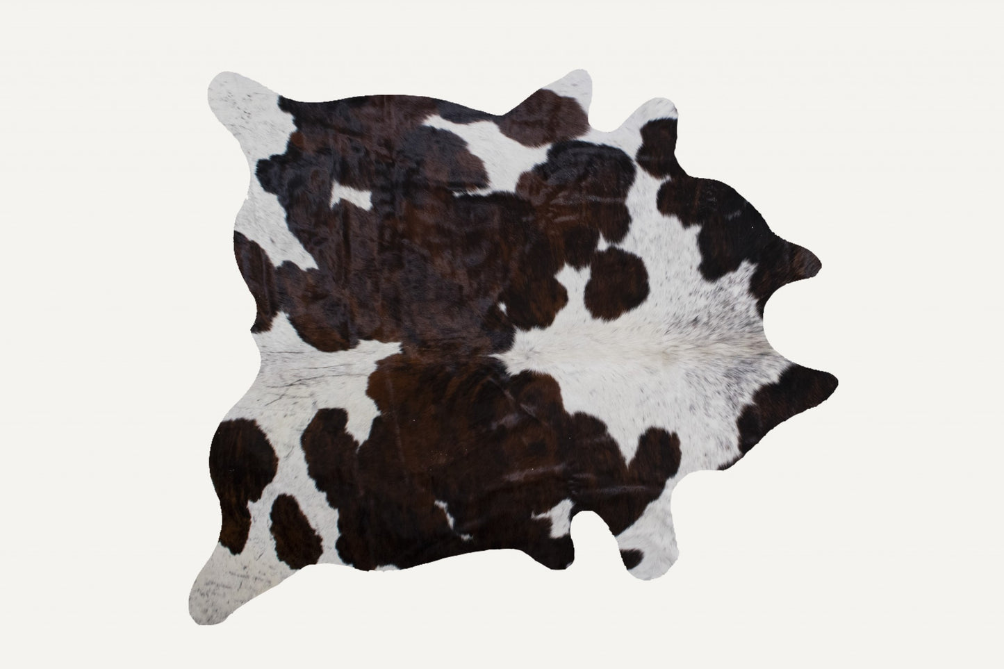 Cowhide Area Rug – Brown & Black Modern Accent