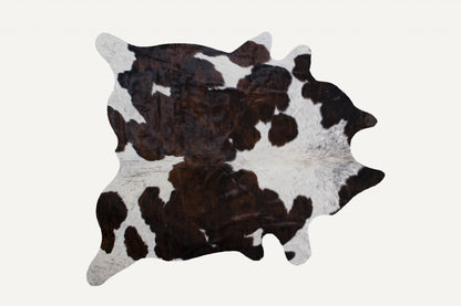 Cowhide Area Rug – Brown & Black Modern Accent