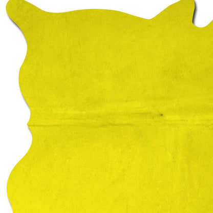 Yellow Cowhide Area Rug