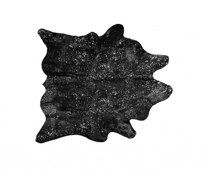 **Cowhide Print Area Rug – Natural, Soft & Stylish**