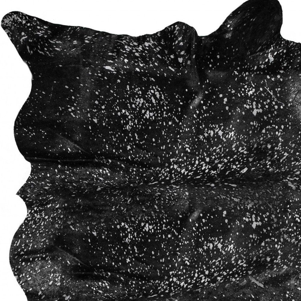 **Cowhide Print Area Rug – Natural, Soft & Stylish**