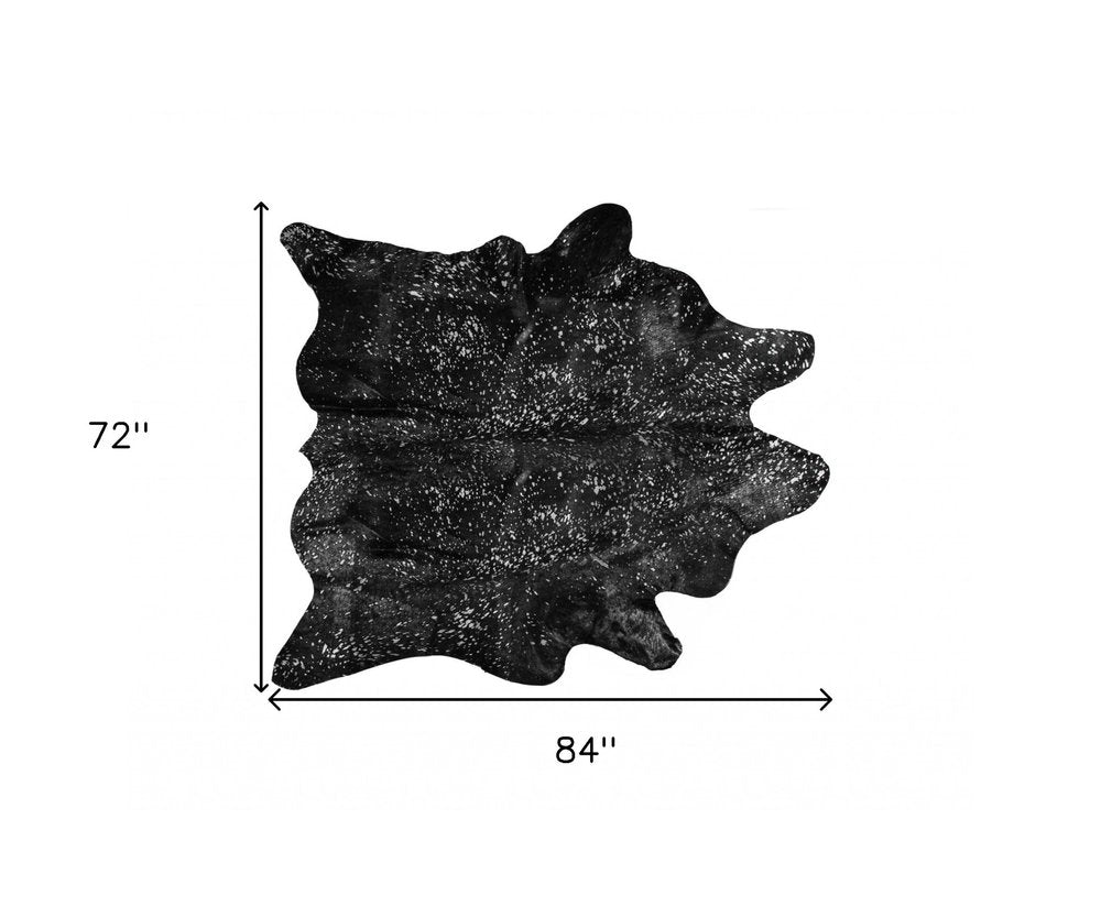 **Cowhide Print Area Rug – Natural, Soft & Stylish**