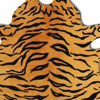 Tiger Chocolate Cowhide Area Rug — cowhide area rug 3