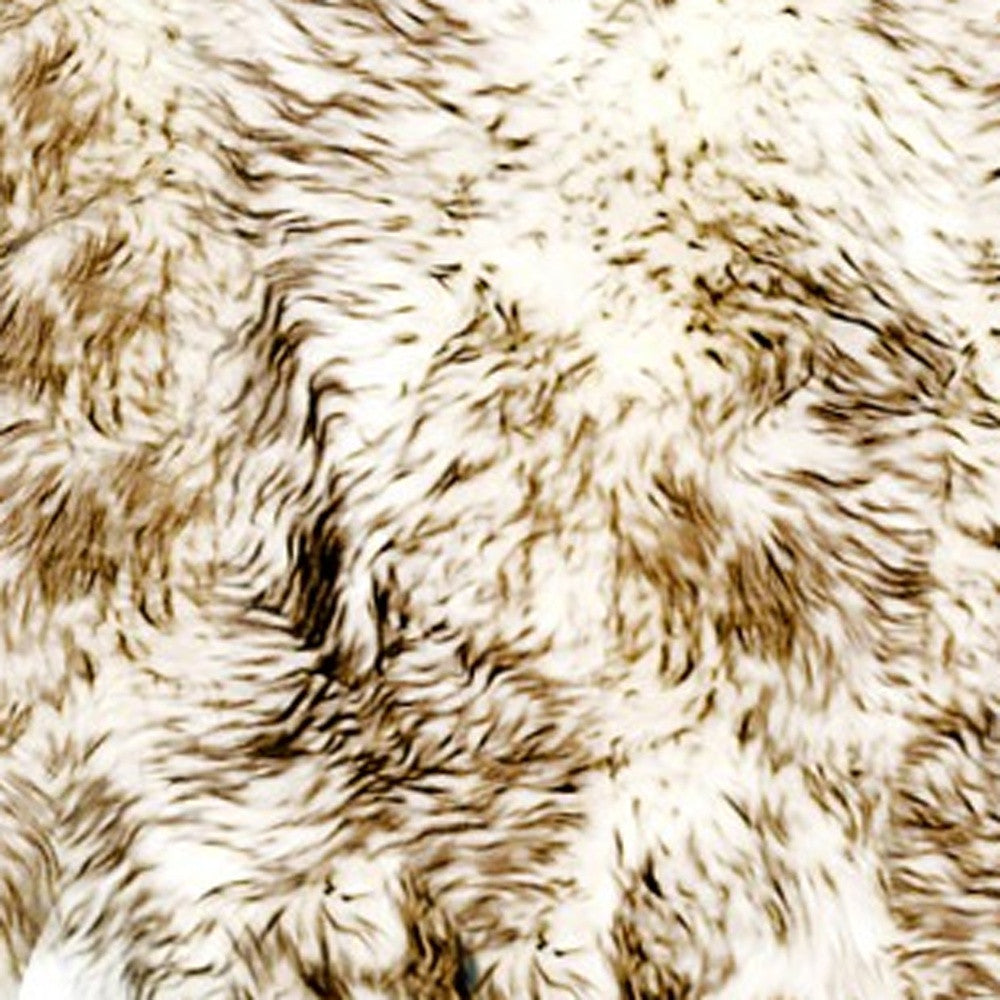 72" X 72" Gradient Chocolate Octo Sheepskin - Area Rug