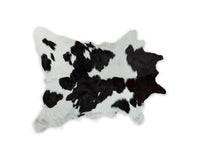 Black Cowhide Area Rug – Handwoven, Stain Resistant — cowhide area rug 5