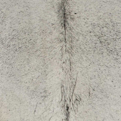 Gray Cowhide Area Rug – Hand Tufted, Stain Resistant