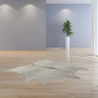 Gray Cowhide Area Rug – Hand Tufted, Stain Resistant — cowhide area rug 4