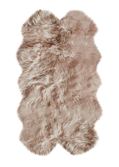 4' X 6' Gray Genuine Sheepskin Area Rug