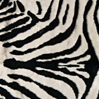 Zebra Print Faux Cowhide Rug – Black & White Style — cowhide area rug 4