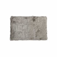 5' X 8' Black Shag Area Rug 84