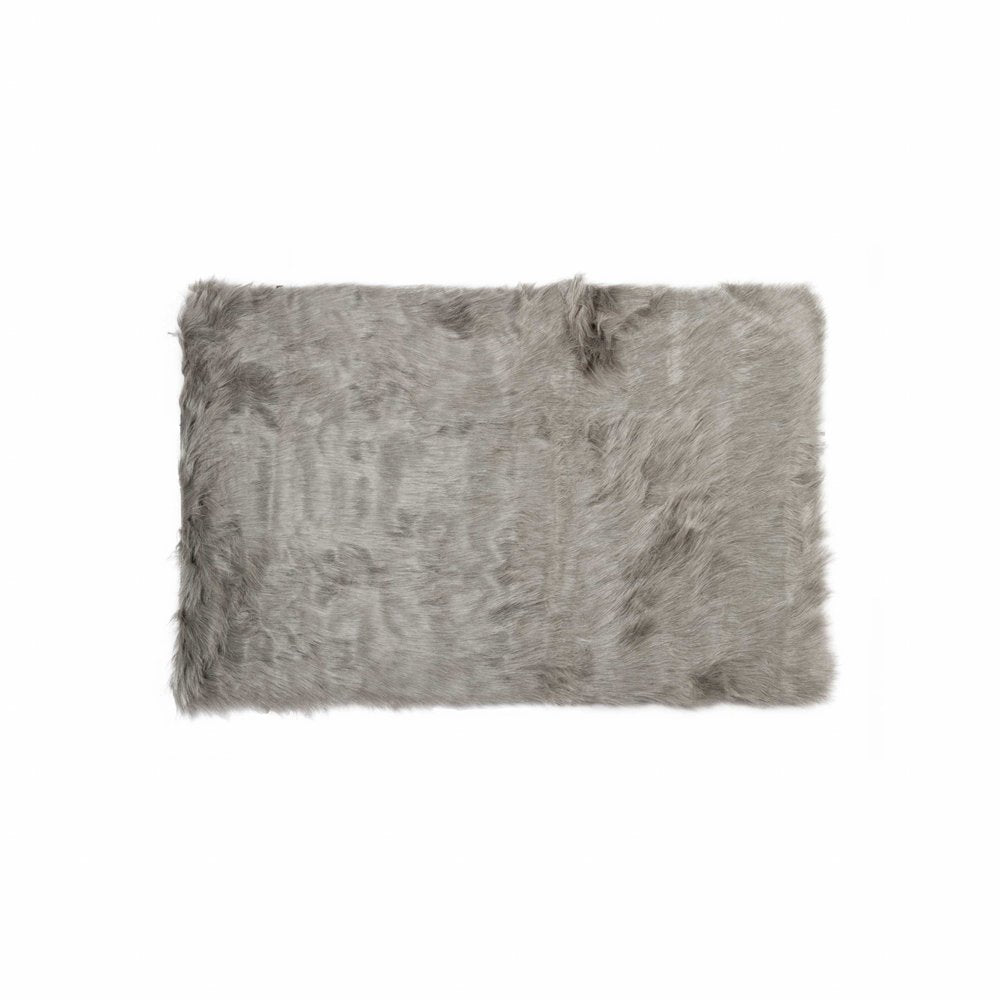 5' X 8' Black Shag Area Rug