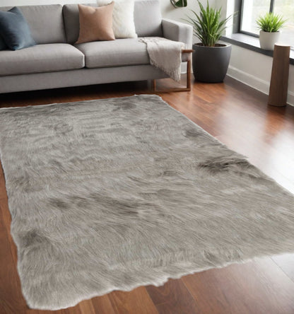 60" X 96" Black Sheepskin - Rug Or Throw